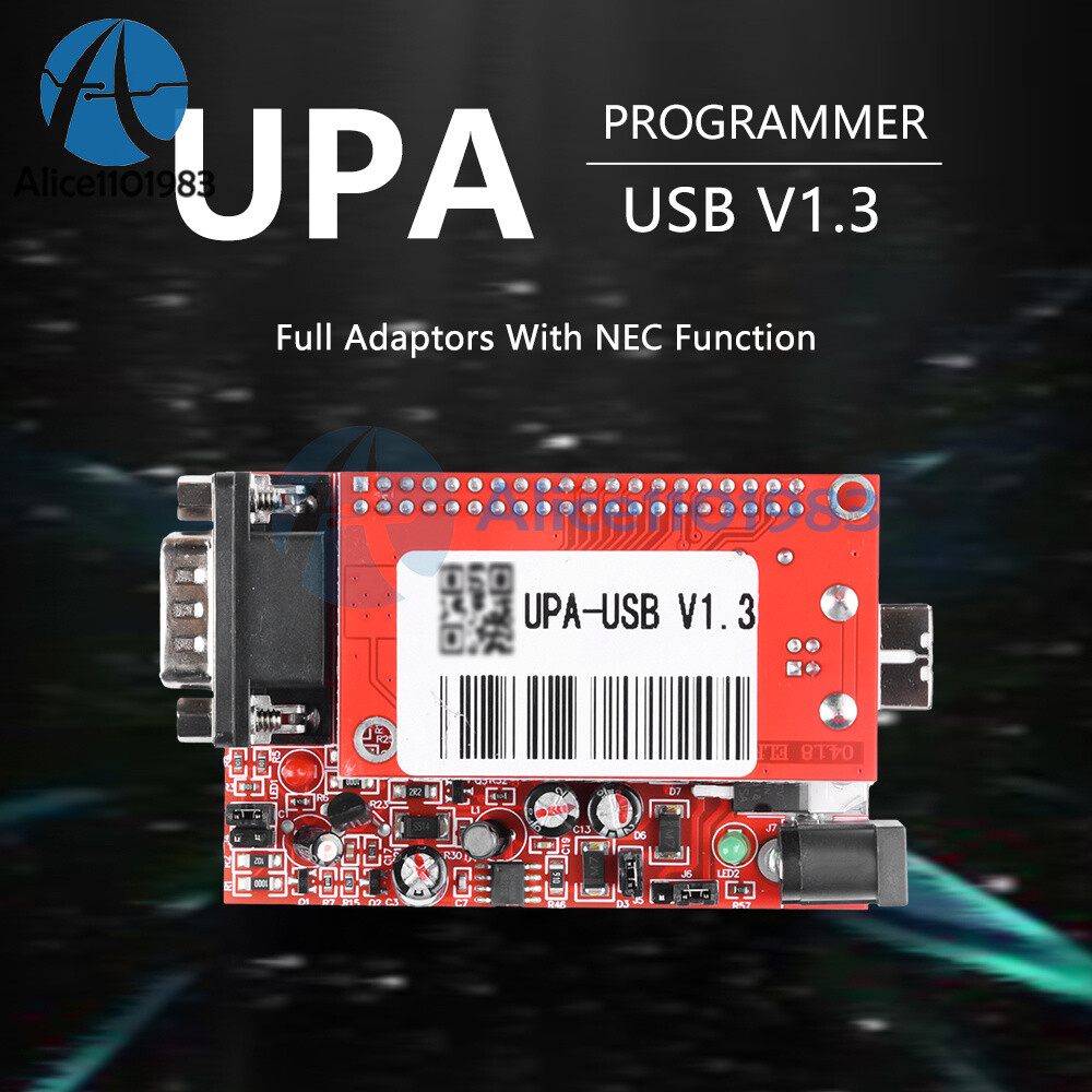 UPA USB Programmer with Full Adaptors Support NEC Function Software V1.3