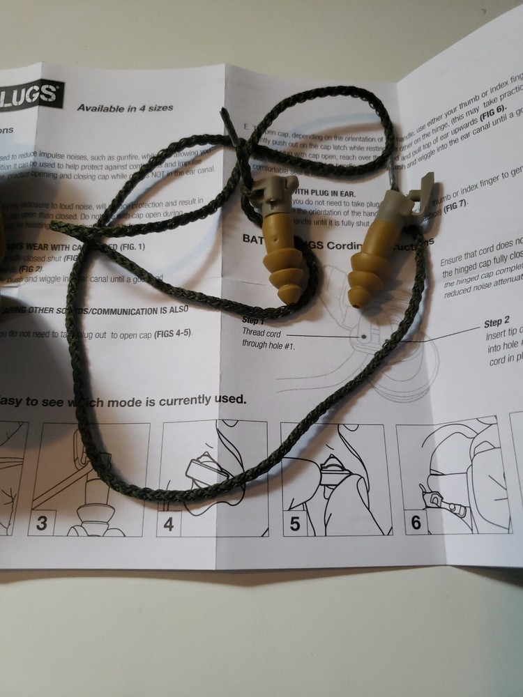 Moldex 6497 BattlePlugs Shooting Ear Plugs - Small