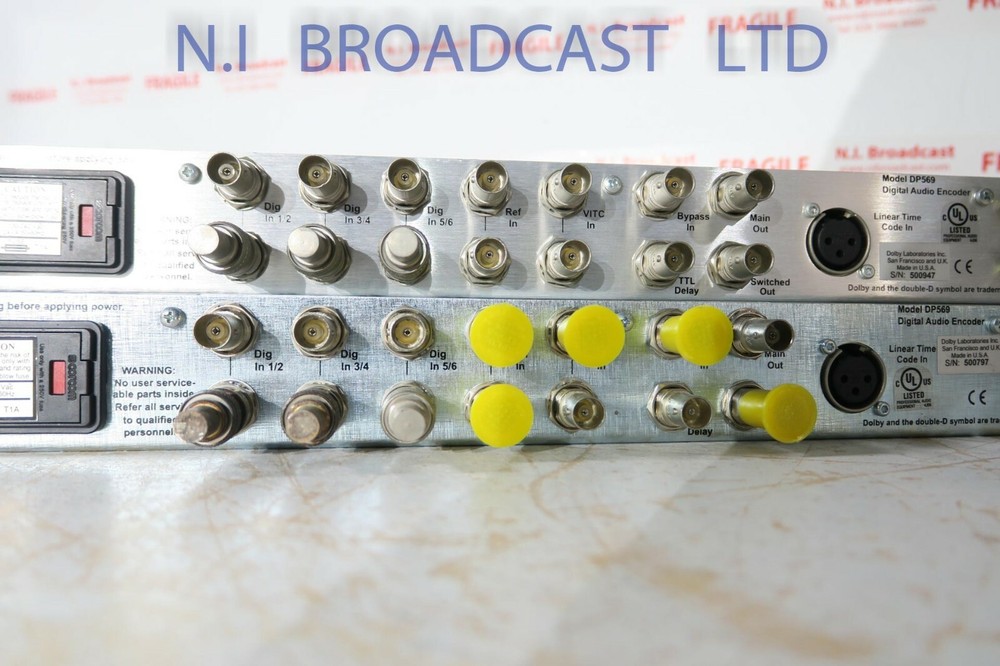 2x Dolby audio encoder DP569 encoders for audio