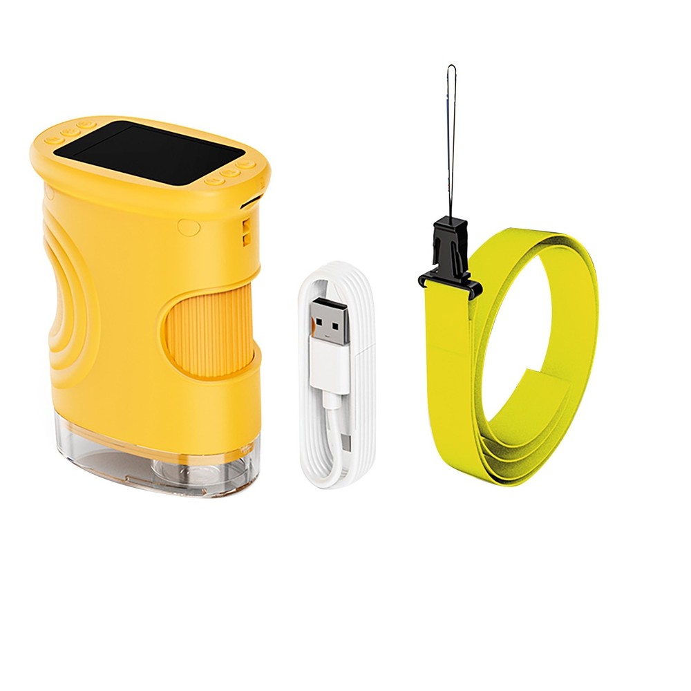 USB Handheld Digital Microscope 1000x with Screen for Kids Science Learning Tool