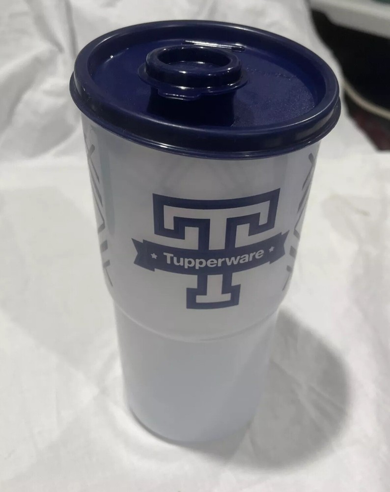 Tupperware Plaid Tumbler