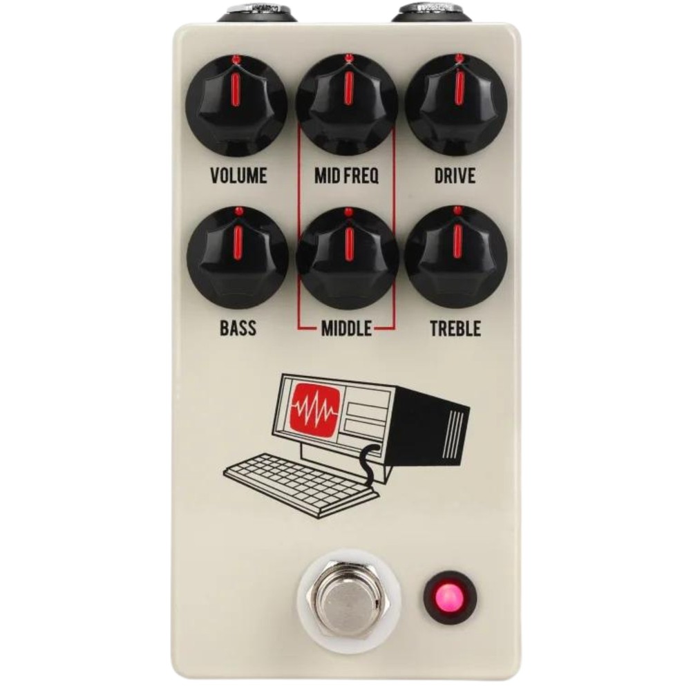 JHS Hard Drive Distortion Effects Pedal, Tan