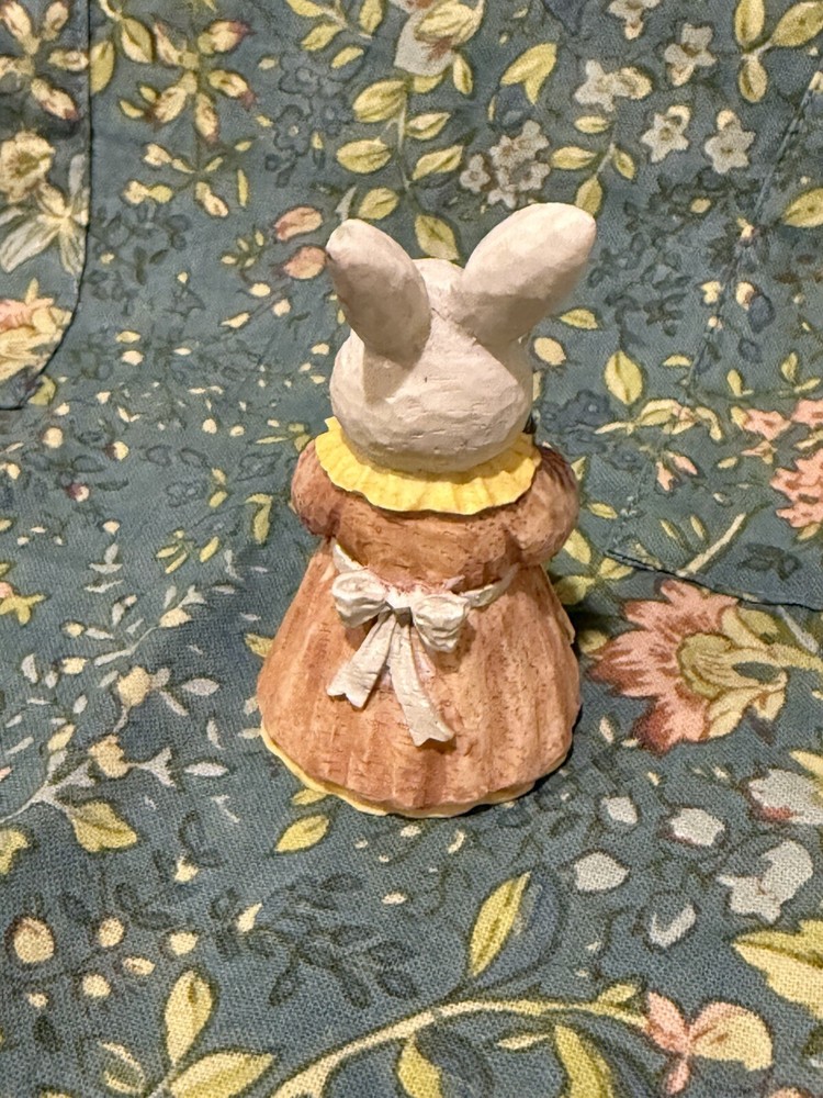 Pair Of 2 Spring Easter Animal Bunny Hare Rabbit Figurines Figures Decor Easter