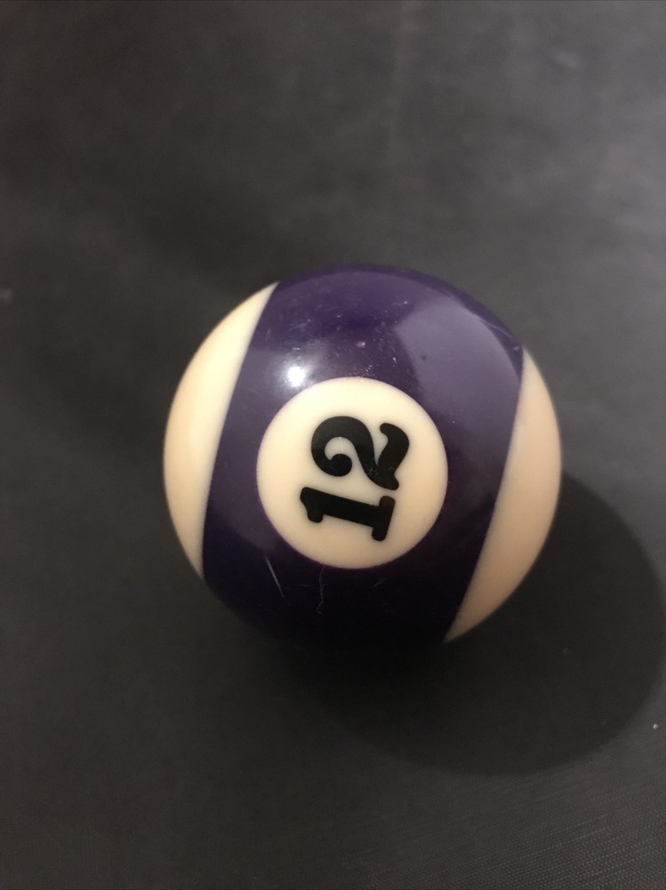 Billiard Pool Ball - Replacement # 12 Vintage
