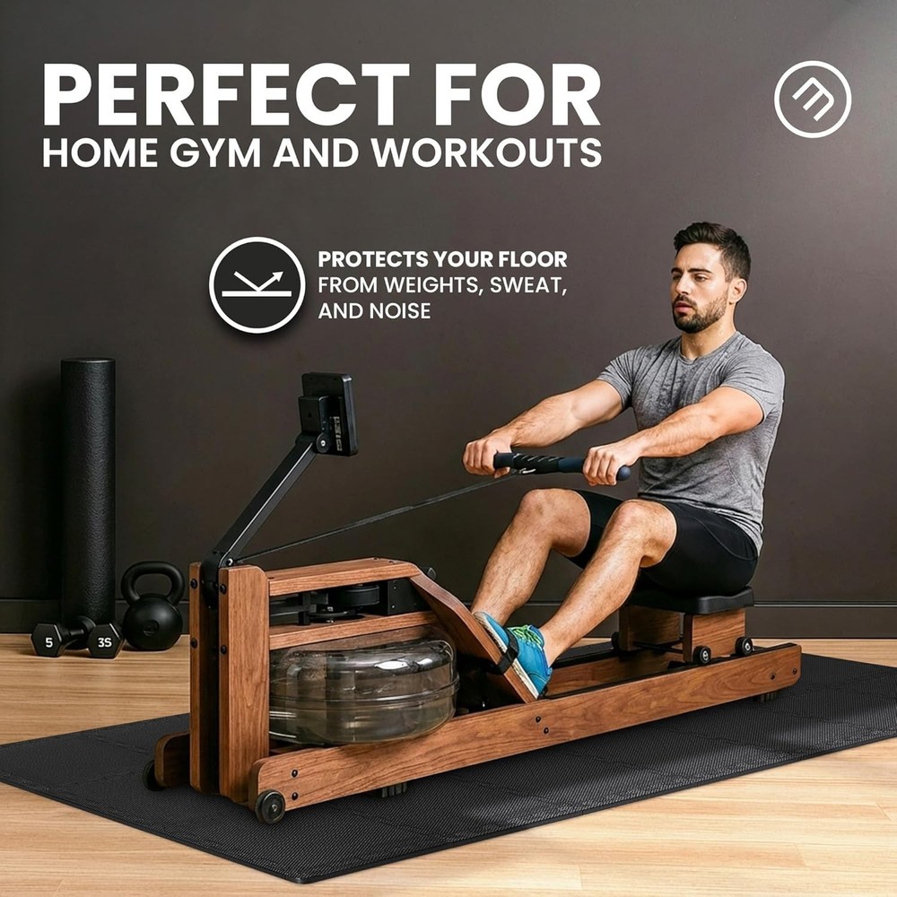 Environmentally Friendly EVA Gym Tiles - Interlocking Mats for Safe Workouts