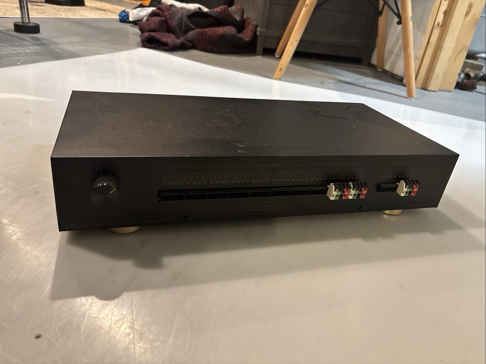 Russound PRO-10 Black Speaker Selector with Low Frequency Protection Circuit