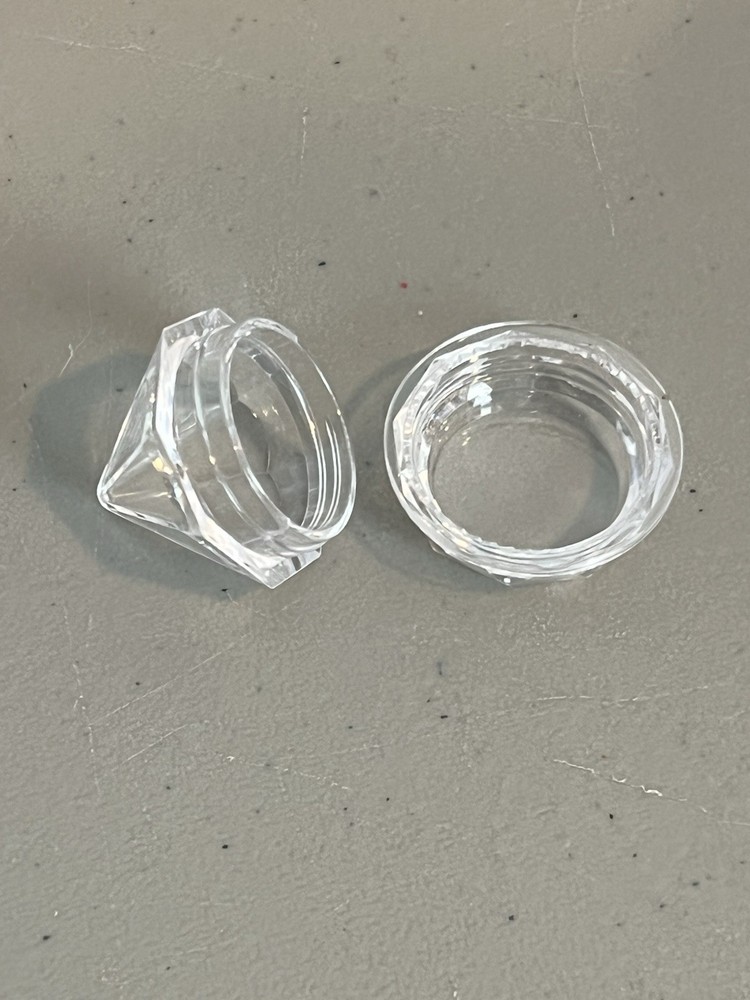 Hershey's Kiss Case Diamond Gem Shape Plastic 1.5"