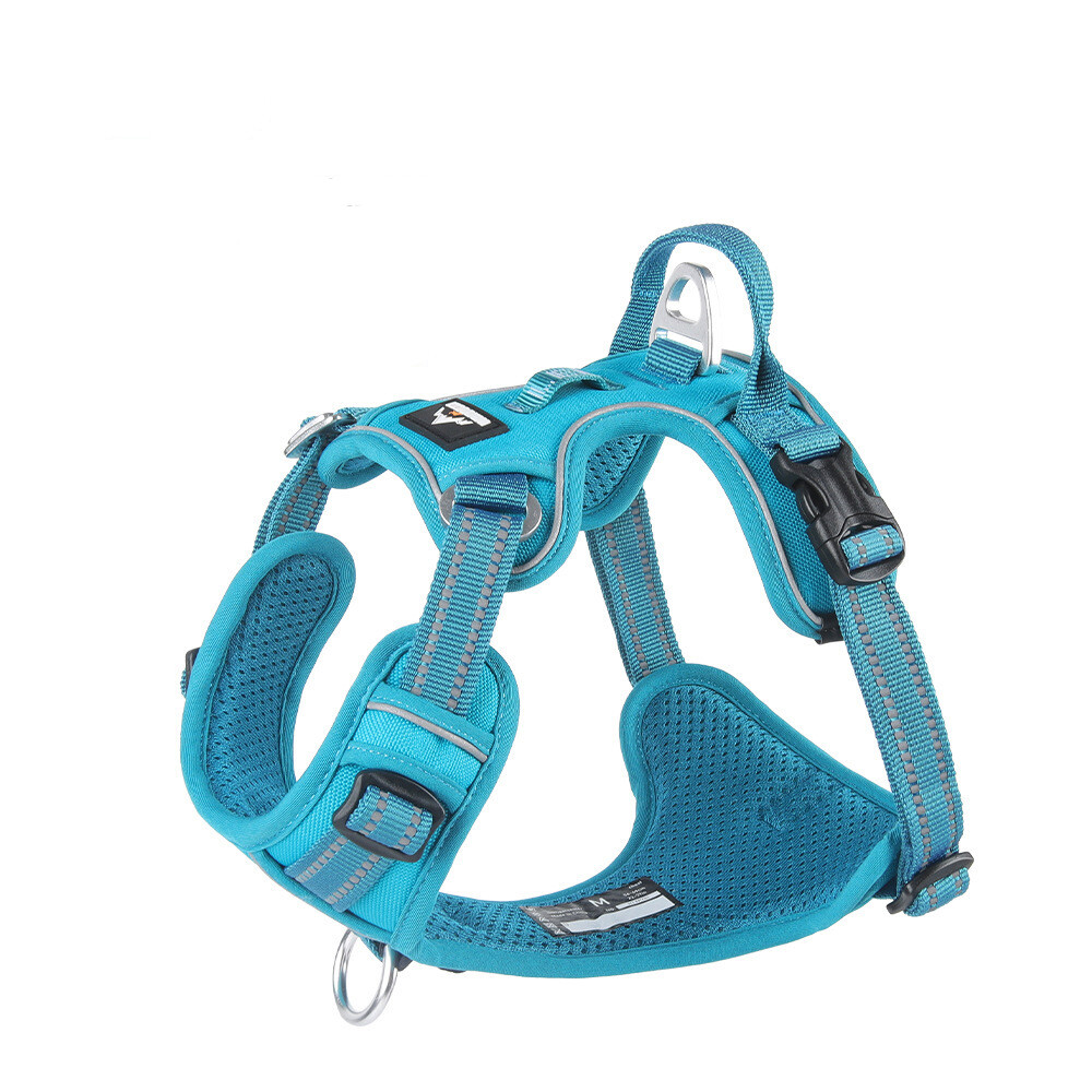 Dog Adjustable with Handle Red Black Blue Harness No-Pull Control XS S M L XL