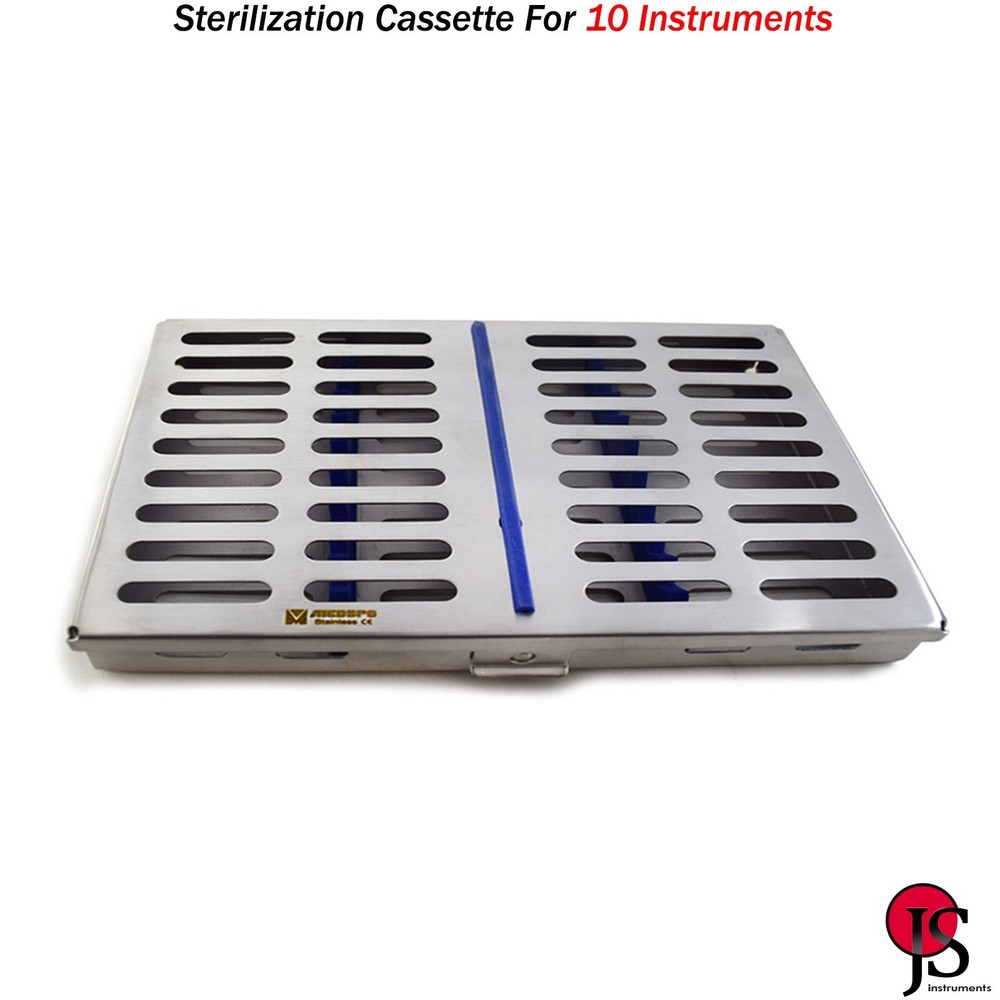 Dental Instruments Sterilization Cassette Rack Box Tray Autoclavable
