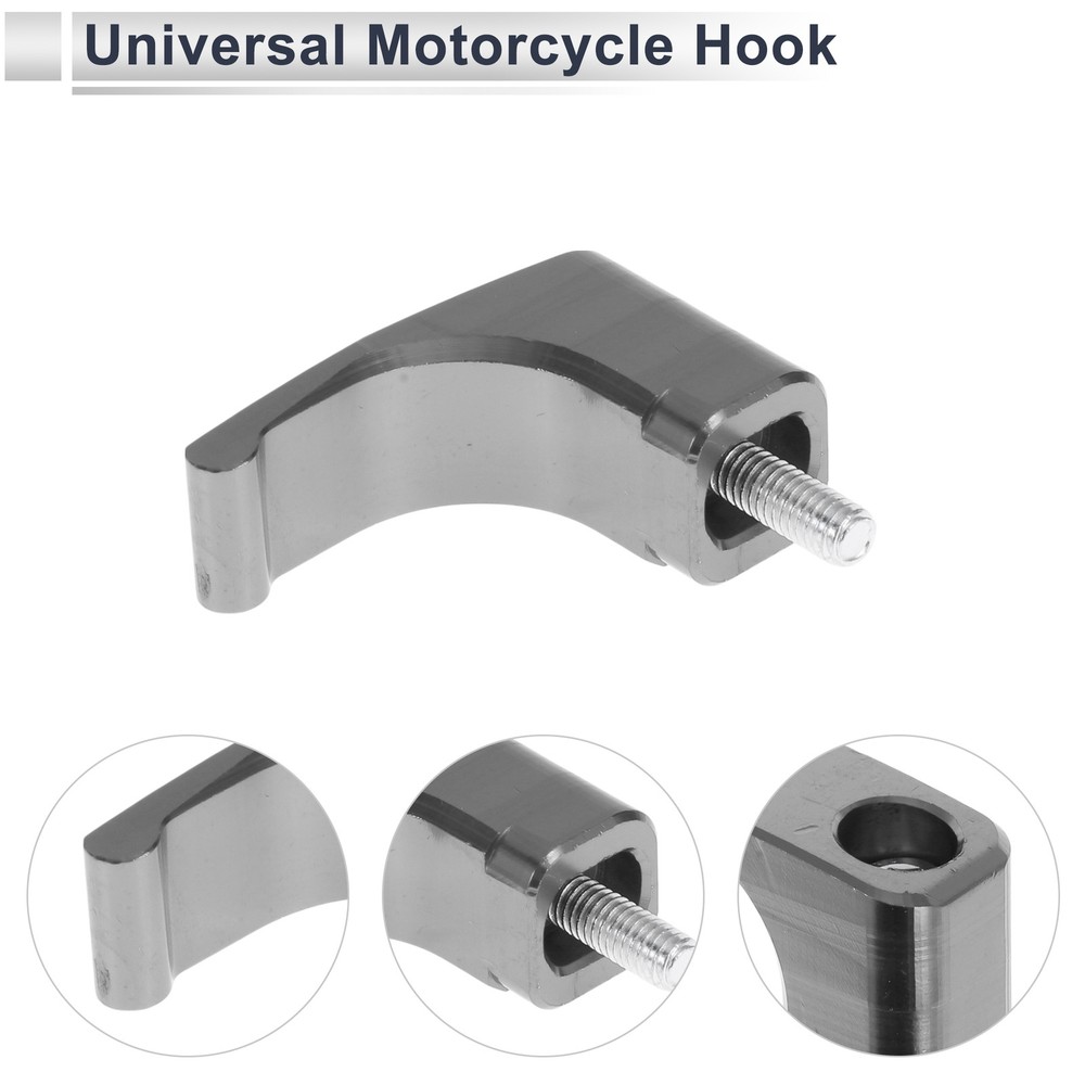 Motorcycle L-Hook 1 Set Titanium 46mm
