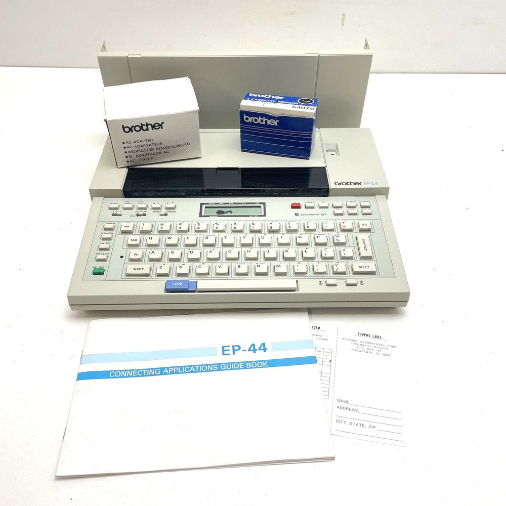 Brother EP-44 Electronic Printer Typewriter Adapter TESTED~FLAW PLZ READ~
