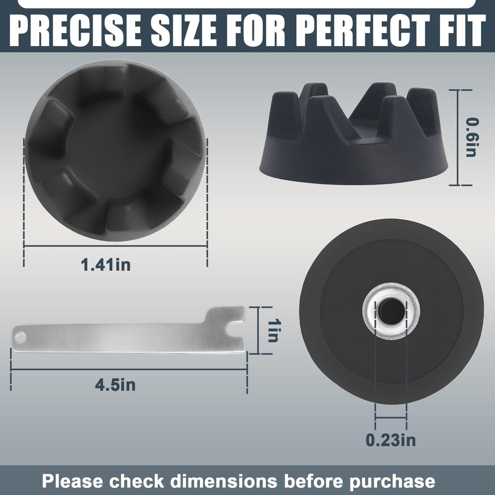 9704230 Blender Coupler with Spanner Kit Replacement Parts Compatible with Ki...