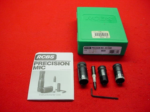 RCBS- .223 Rem.- Precision Mic w/Instructions - Nice !!