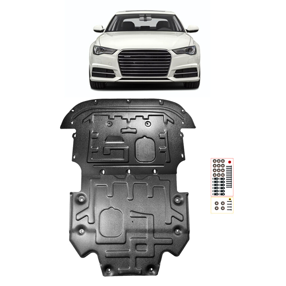 2Pcs Engine Splash Guard For Audi A6 2012-2018 Under Engine Shield Cover Board