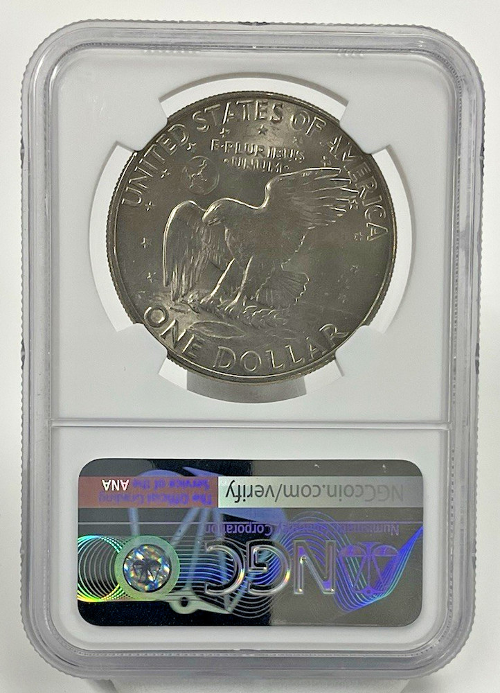 1972 D Eisenhower $1 MS66 NGC