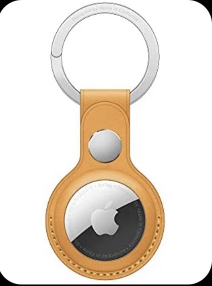Apple AirTag Leather Key Ring