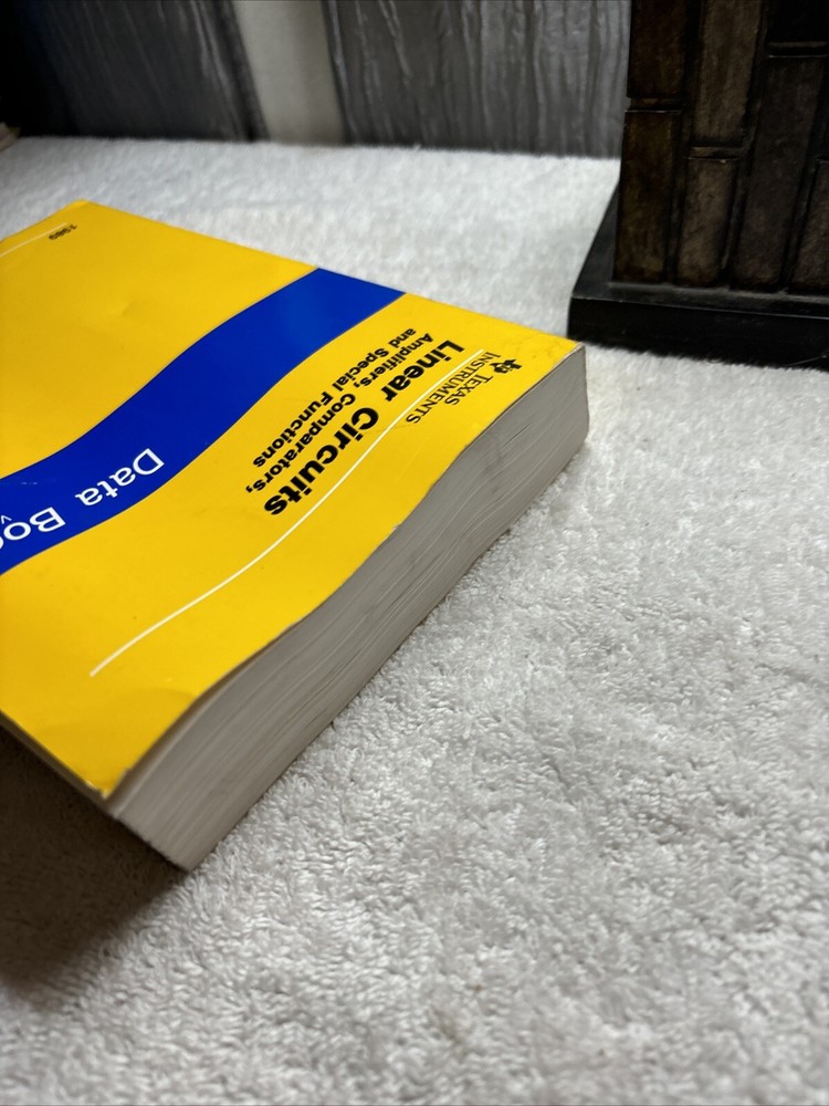 1989 Linear Circuits -Amplifiers Comparators & Special Functions Data Book Vol 1