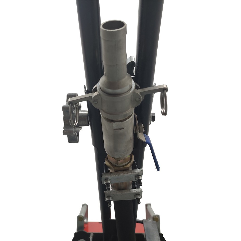 7-Head Hand-Pushed Pavement Renovation Machine Concrete Scabbler Grinder Chisel