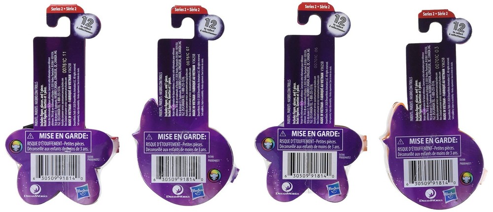 Trolls Tiny Dangers Four Pack Blind Bags Multipack