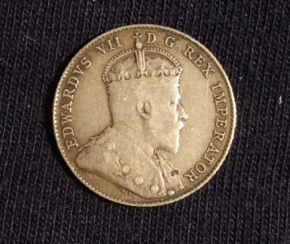 CANADA-1908 DIME-VF/XF-BETTER DATE
