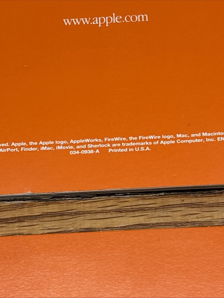 Vintage Apple iMac User's Guide & Setup Booklets (2)