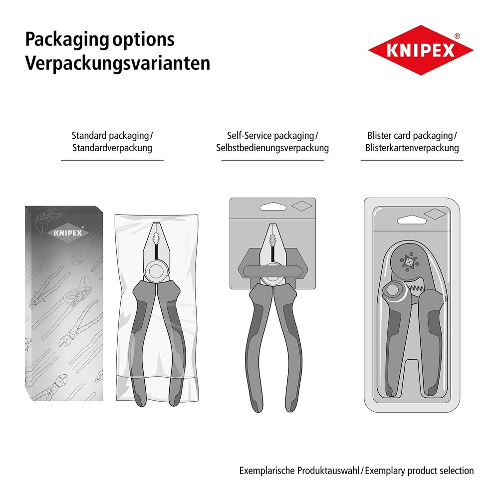 KNIPEX Tools Swedish Pattern Pipe Wrench S-Shape Fast Adjust 8360015