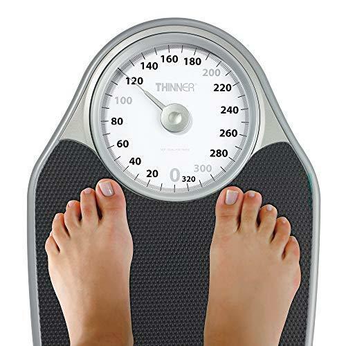 Thinner Extra-Large Dial Analog Precision Bathroom Scale, Analog Bath Scale,