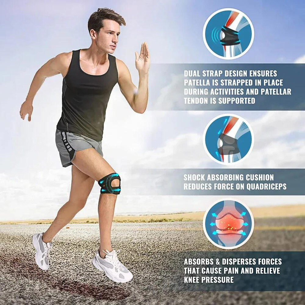 Knee Brace Support Neoprene Patella Stabilizing Compression Straps Adjustable US