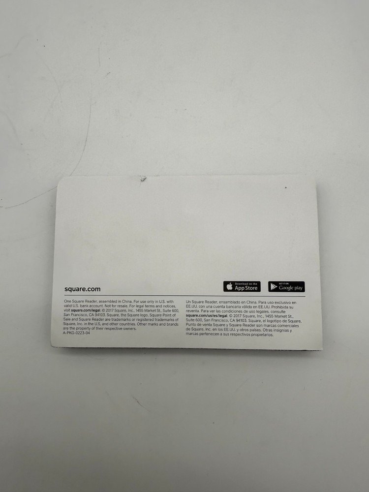 Square Reader A-PKG-0223-04 3.5mm Magstripe Credit Card Reader