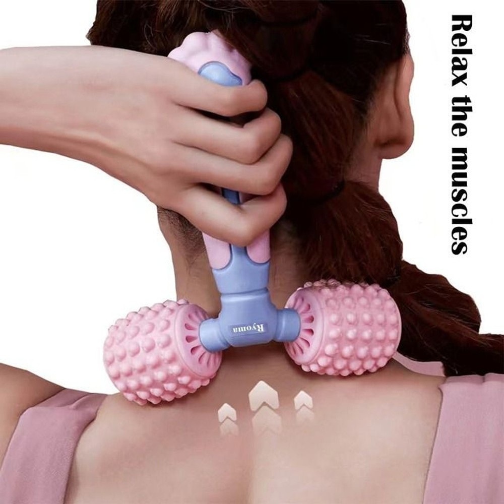 Cat Paw Dual-Roller Massager, Protable Hand Held Massage Roller