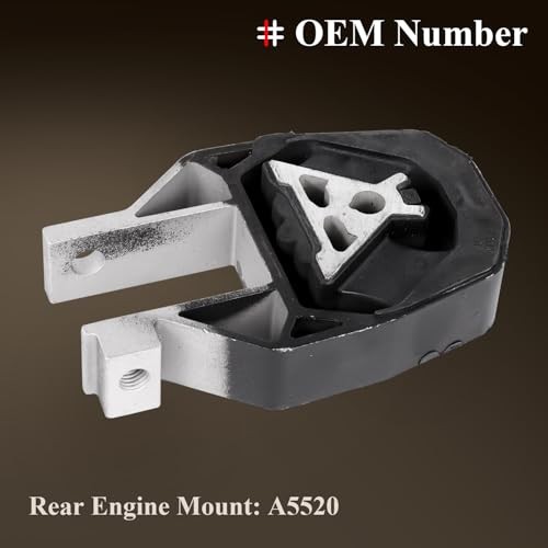 Engine Motor Mount & Trans Mount Replacement for 2012-2018 Ford Focus 2.0L L4