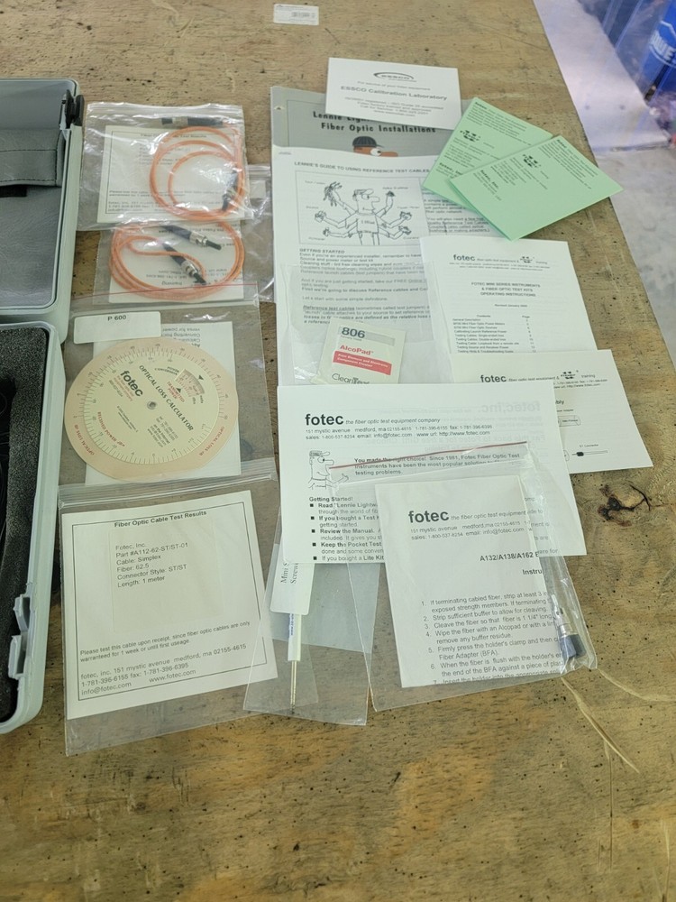 Fotec Fiber Optic Test Kit