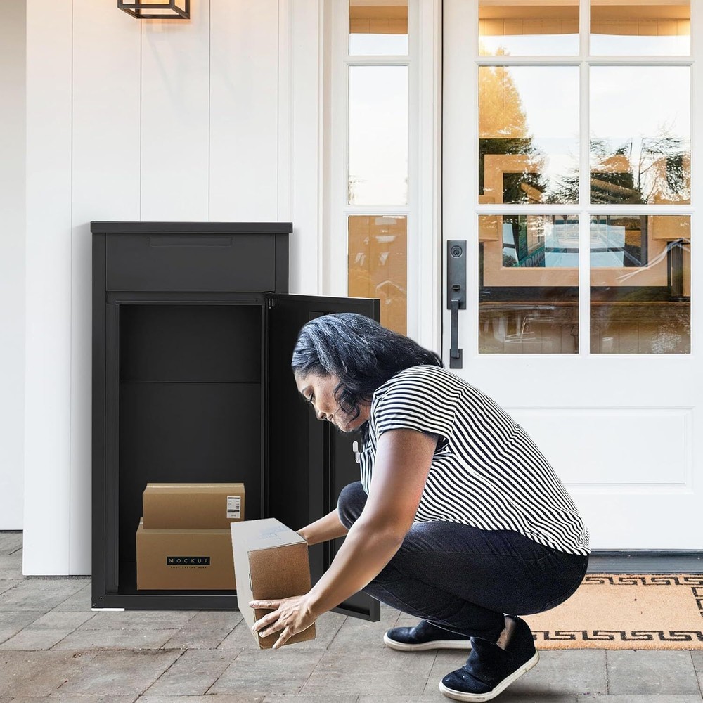 Large Package Delivery Box Storage Parcel Delivery Lockable Home Drop Container