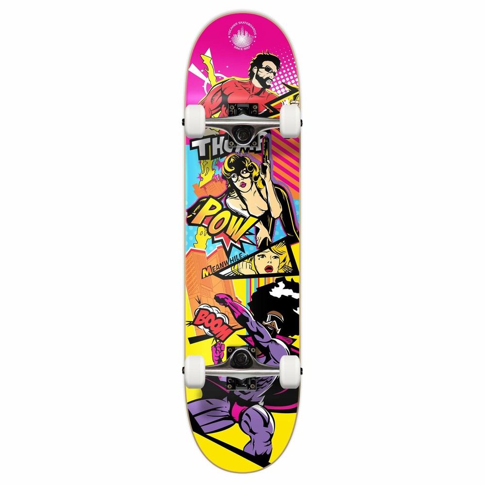 Yocaher Graphic Complete Skateboard - Comix Series - Action