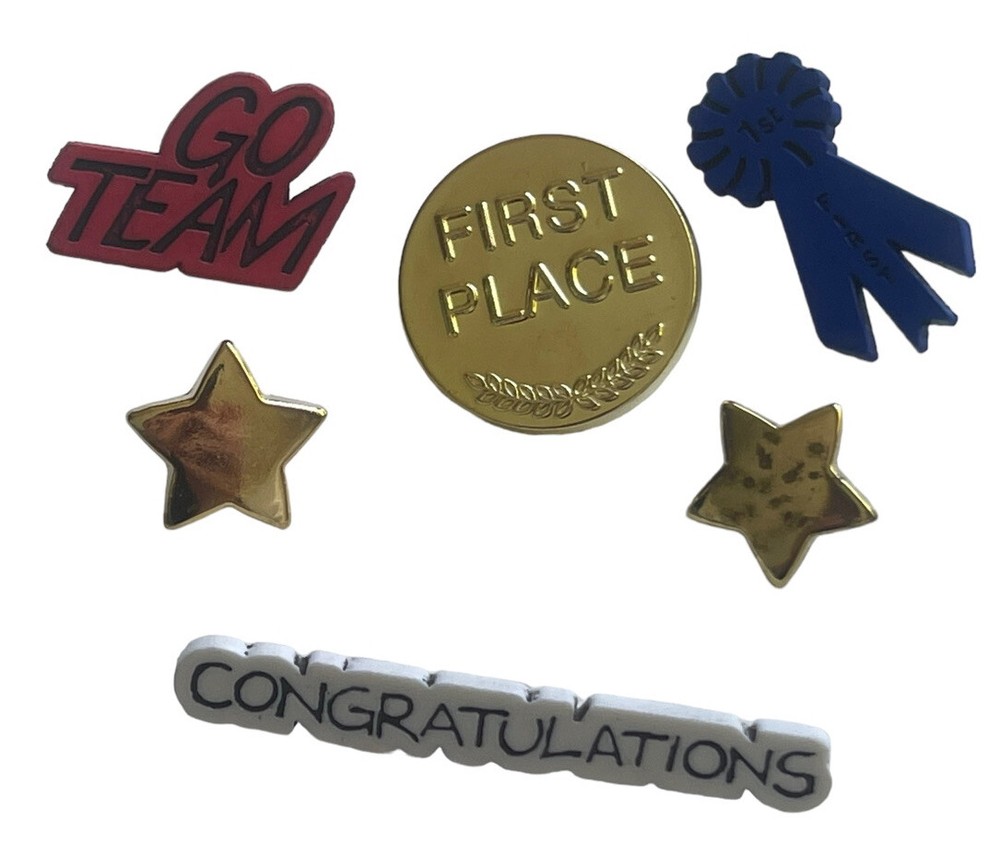 Buttons WINNER First Place Favorite Findings Assorted Pack Blumenthal Lansing