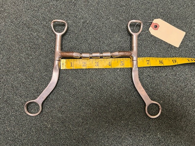 Myler Flat Shank 3 Barrels/Rollers  Bit 5.5"