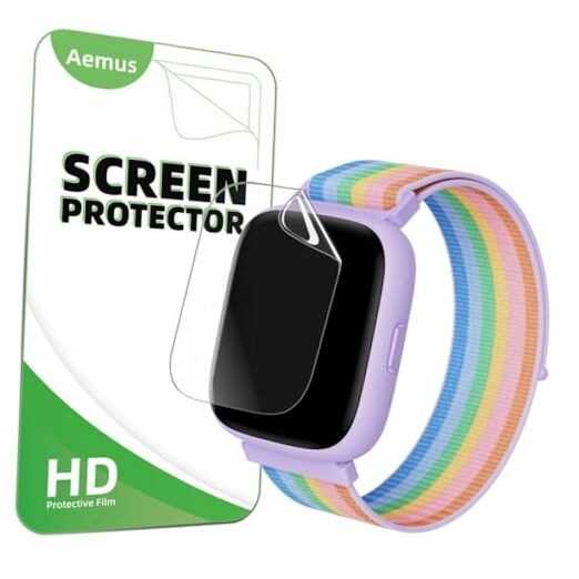 Screen Protector Compatible for BIGGERFIVE BRAVE 2 Smart Watch 1.8" (6 Pack)