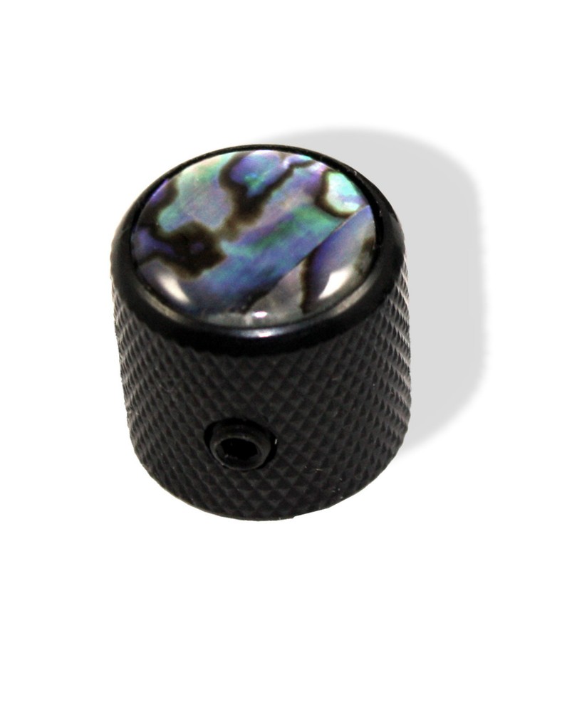 Knob Screw Type 6mm Black Abalone Single Bitterroot 0811263BKAB