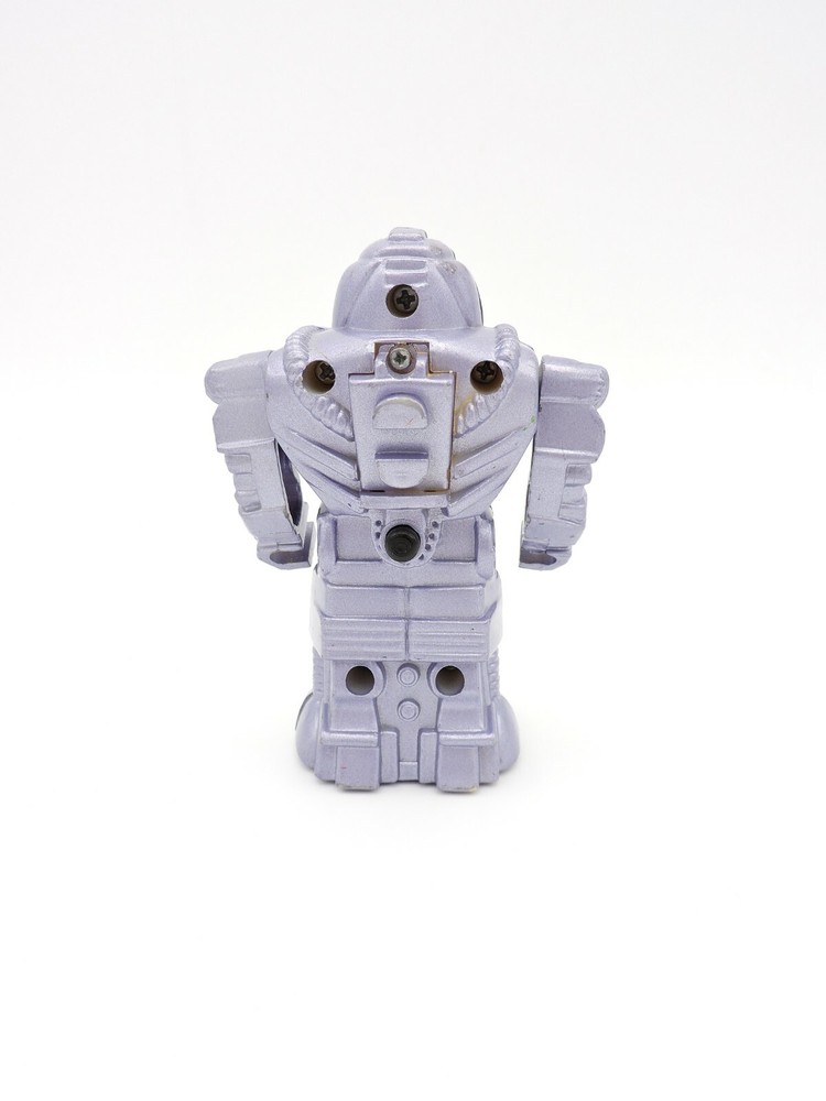 Mini ROBOT with Electronic Sound 1992 Toy State pullback motor WORKS 4" figure