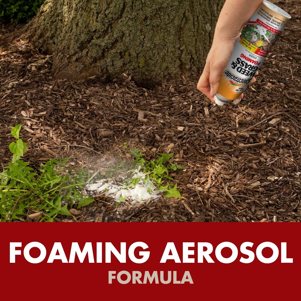 Weed & Grass Foaming Edger 17 Oz, Aerosol, for Edging along Yards