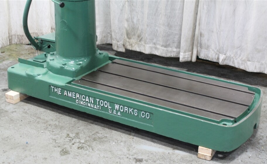 4' X 9" AMERICAN HOLE WIZARD RADIAL ARM DRILL: YODER #62917