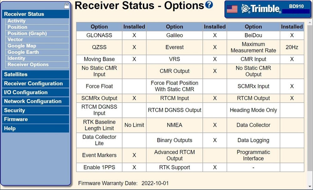 High-precision GNSS Positioning Board module Trimble BD910 GNSS receiver module