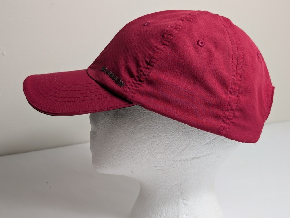 Mission Running Hat Cap Wet To Cool Polyester Lightweight Adjustable