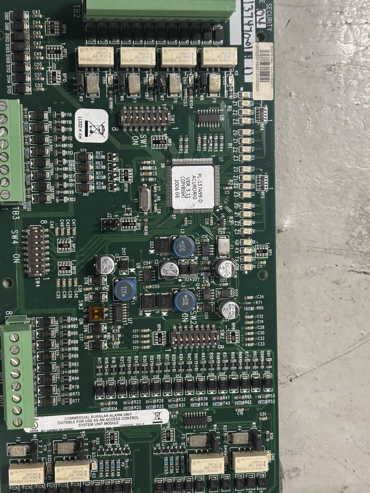 GE Security ACUXL16 RRE04- E1L Remote Reader Interface Panel Board Asy