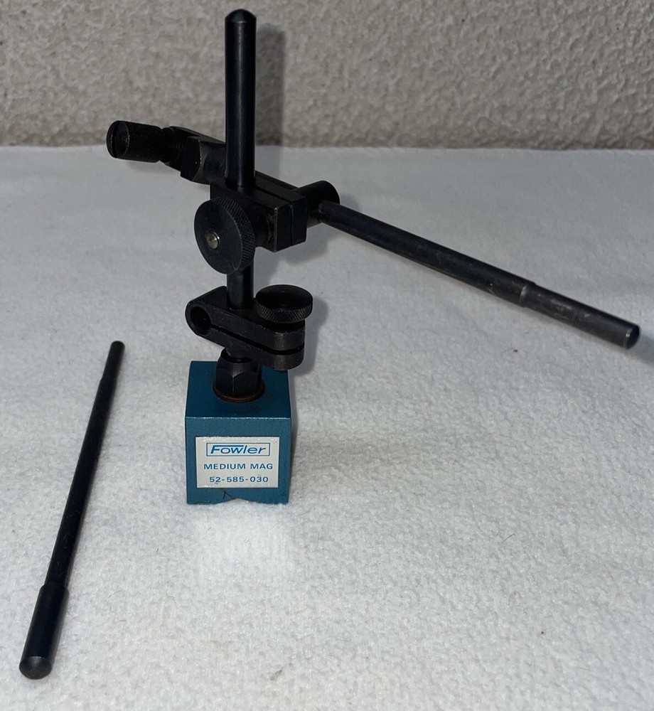 Fowler Medium-Mag 52-585-030: Indicator Holder & Positioner Fine Adjustment Base