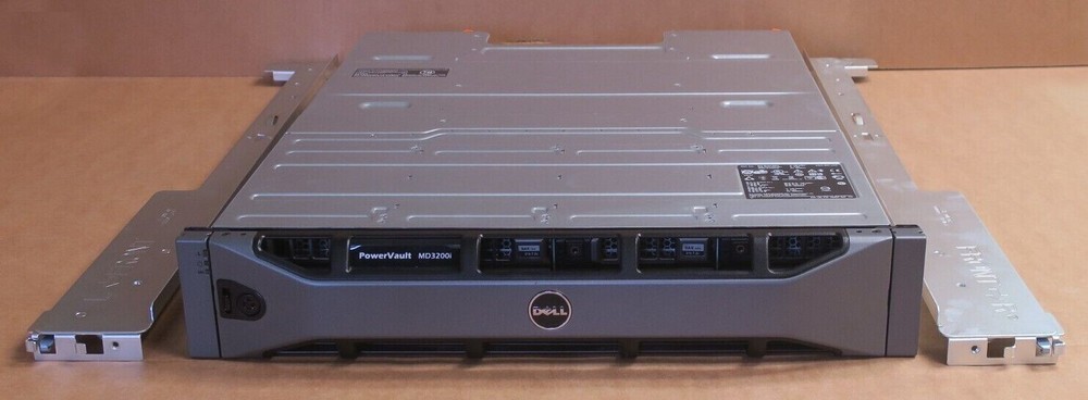 Dell PowerVault MD3200i iSCSI SAN Storage Array Dual MD32 Controller 12x 3TB SAS