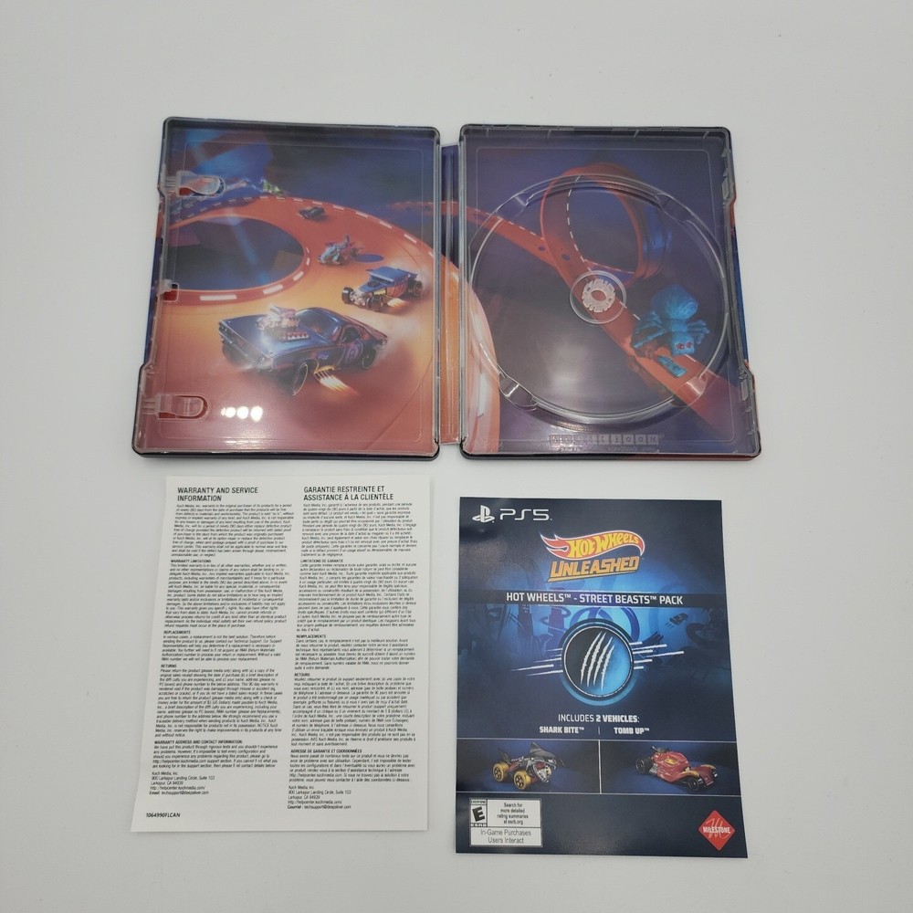 Hot Wheels Unleashed Steelbook - Case Only -No Game - Case #1