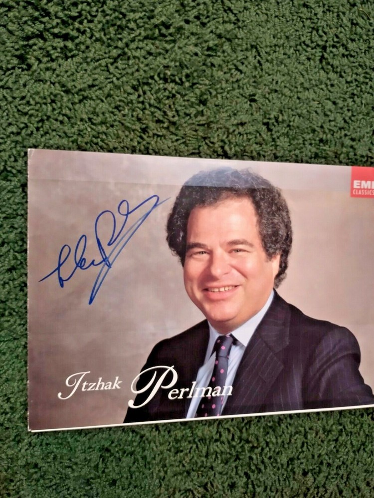 Signed Itzhak Perlman Color 8 X 10