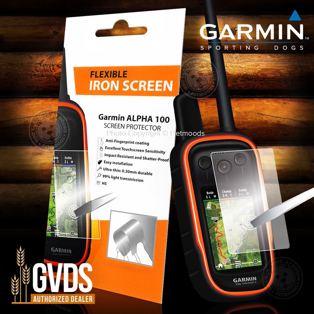 Garmin Alpha 100 Handheld Flexible Iron Screen Protector GVDS
