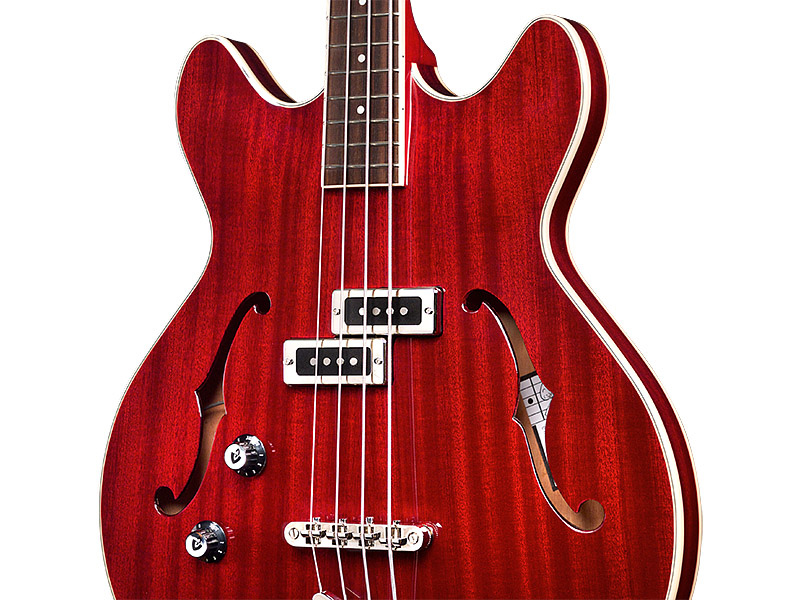 Guild Starfire I Bass - Left Handed - Cherry Red